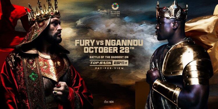 Francis Ngannou contre Tyson Fury : Date, Heure et Chaîne !